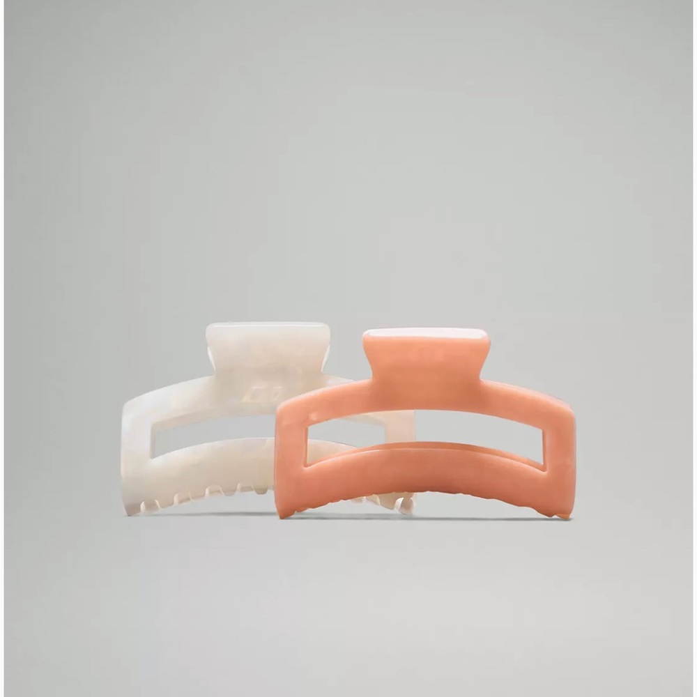 lululemon Large Claw Hair Clips 2 Pack